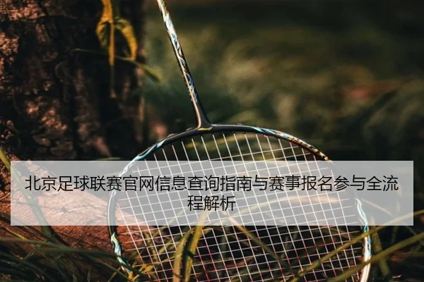 北京足球联赛官网信息查询指南与赛事报名参与全流程解析